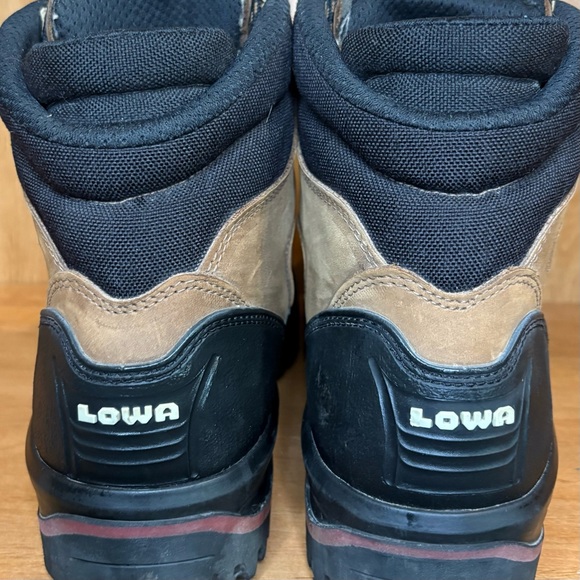 LOWA SPS Mid Women Size 9 Brown Leather Hiking Trail Boots Shoe Made In Germany - Picture 6 of 9